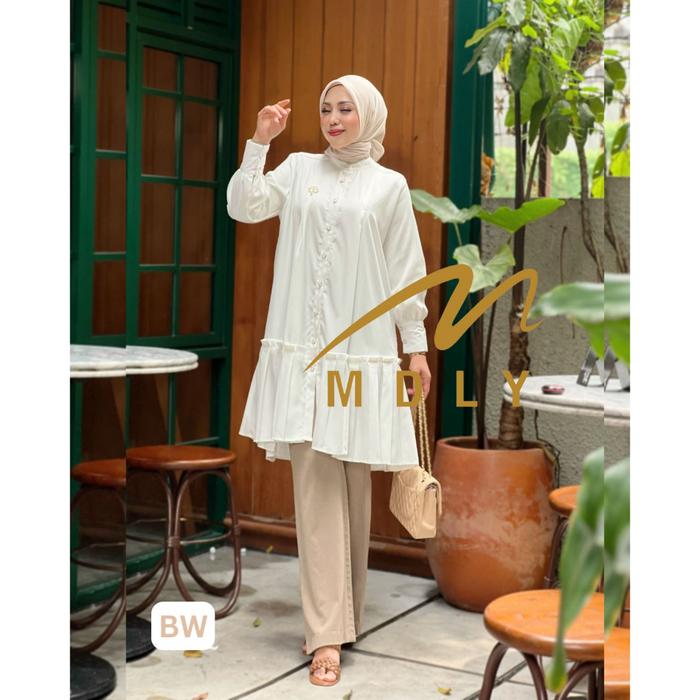 MDLY Baju Atasan Wanita Muslim The New Hima Tunik by Mdly Gamis dress wanita muslim fashion remaja w