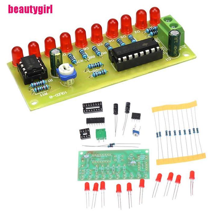 Modul Lampu LED chaser water light ne555 + cd4017 pcb