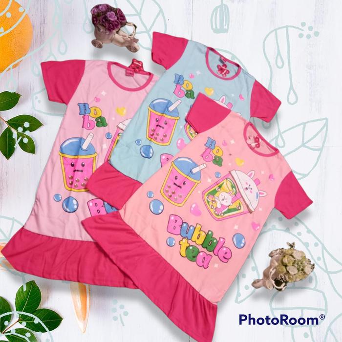 Produk Dres Boba terbaru anak cewe / daster boba anak perempuan untuk anak usia 2-7 tahun harga mura