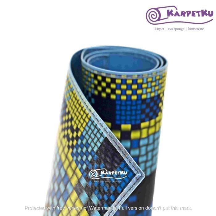 [GARFIELD MAT] Karpet / Tikar Lantai Plastik Spon Eva - ANYAMAN BATIK