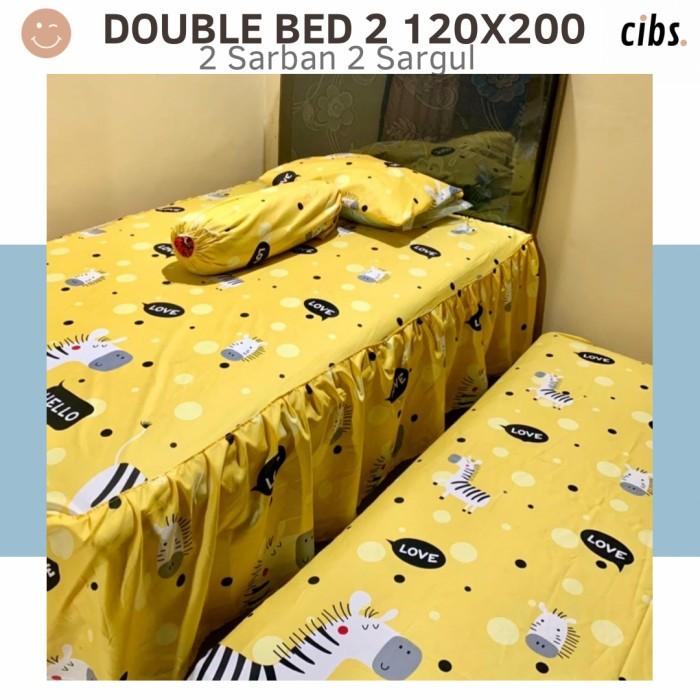 Sprei Sorong Rumbai 2in1 - Ukur 120x200 - Bed Sorong Rumbai