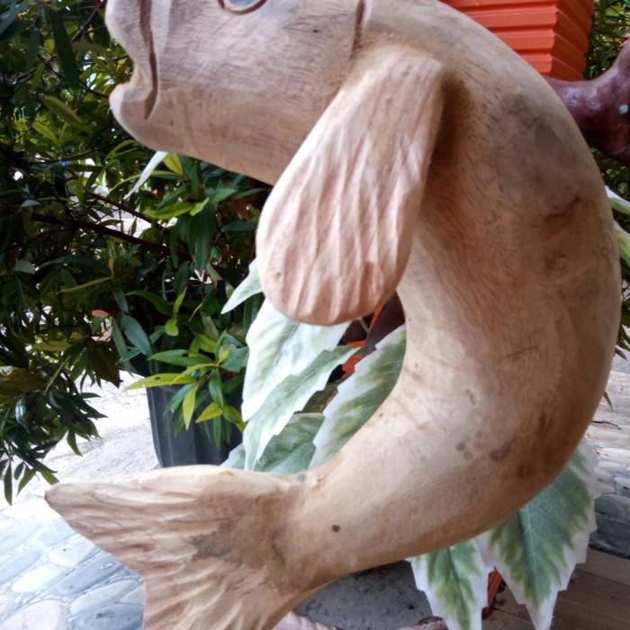 Kentongan bambu motif ikan kentongan akar bambu