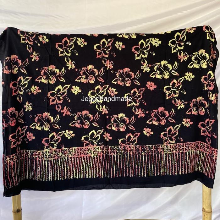Kain Bali Tebal Tanpa Rumbai | Kain Pantai Bali | Kain Batik Stamp