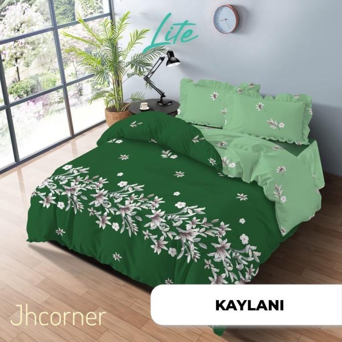 SET BEDCOVER KINTAKUN LITE SPREI RUMBAI UKURAN KING SIZE 180X200 6KAKI