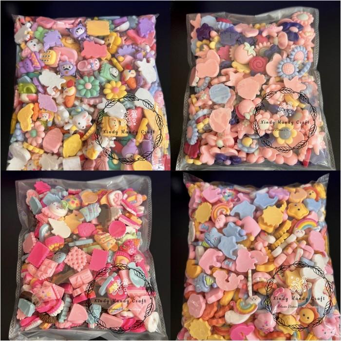 Grosir Manik Clay Resin - Resin Tempel - Clay - Resin Boneka Bunga