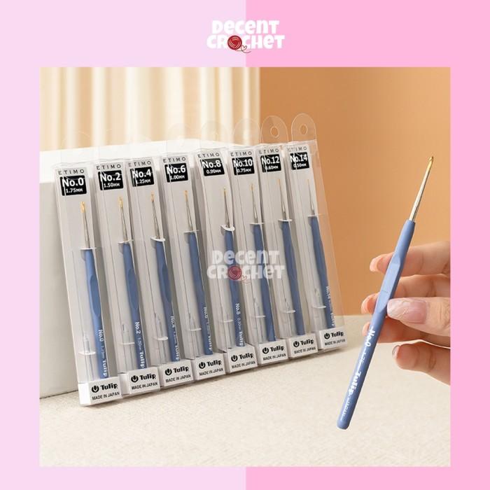 [SATUAN] Hakpen Crochet Hook Tulip - ETIMO Steel Lavender Lace