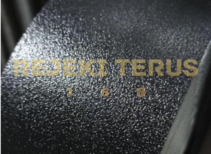 Edging HITAM Lebar 50mm/5cm Vinil Vynil Vinyl Black Kulit Jeruk PVC Plimir Roll Taco - Serbaguna Any