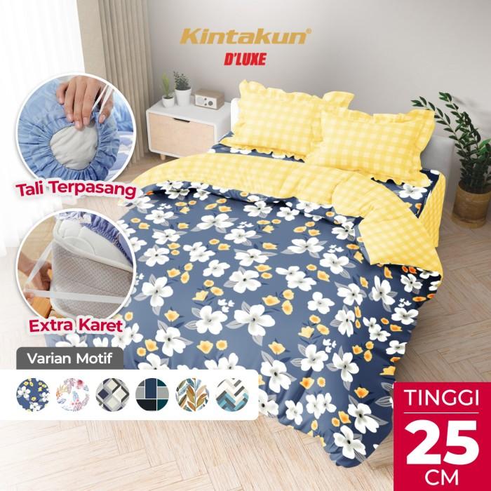 Kintakun DLUXE Bedcover Set Rumbai Tinggi 25 cm 160 / 180 Multivarian