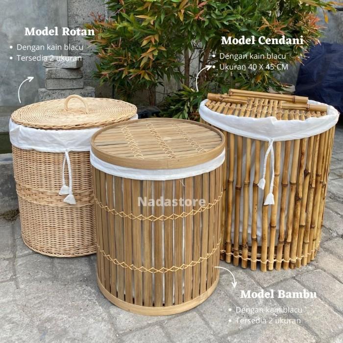 Keranjang Laundry / Laundry Bag / Baskets Laundry Anyaman Bervariasi