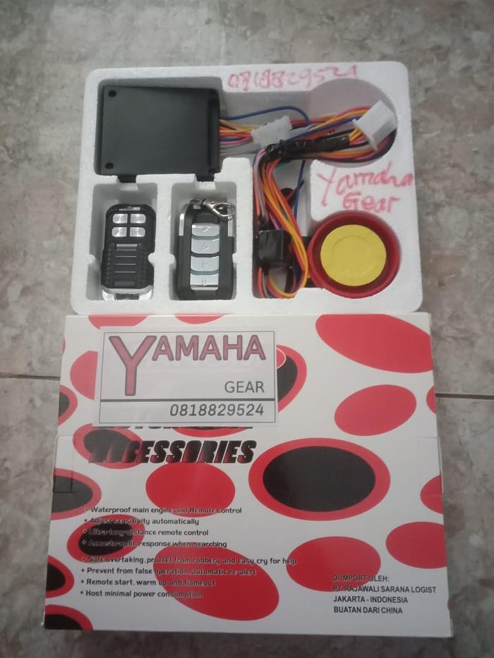 alarm remot motor anti maling bisa starter dan matikan mesin