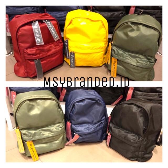 [Termurah] BACKPACK MINISO PREMIUM / TAS RANSEL MULTIFUNGSI MINISO