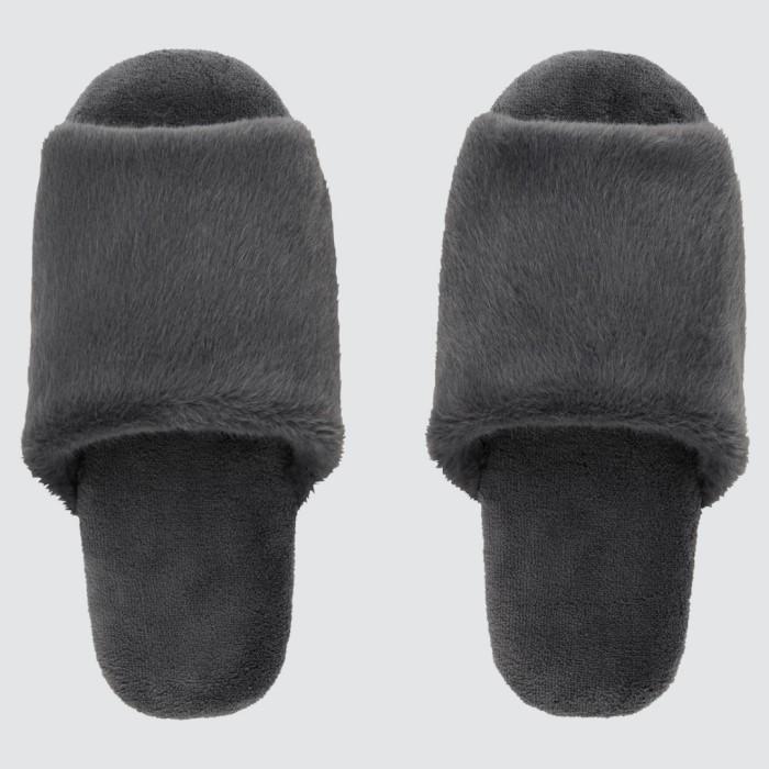 Uniqlo - Women Sandal Rumah Fleece 445849 || Sandal Rumah (Best Quality)