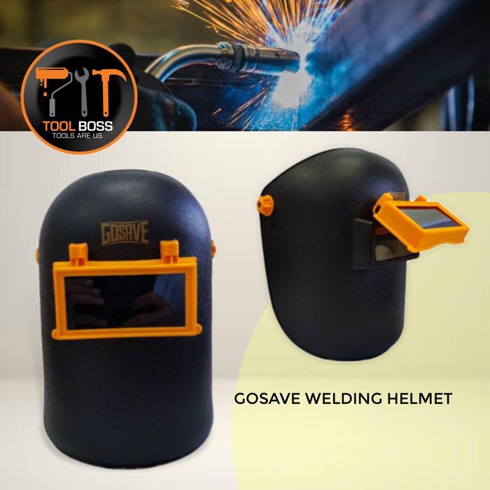 GOSAVE KEDOK LAS FACE SHIELD WELDING TOPI HELMET TOPENG LAS