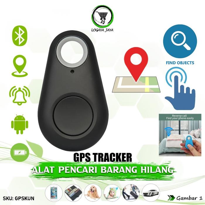 Smart Bluetooth Alaram Mini GPS Tracker Wireless Gantungan Kunci Key Finder Alat Pecari Lokasi Posis