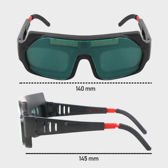 Kacamata Las Otomatis Auto Darkening Soldering Goggles / Kacamata Tukang Las Listrik Gerinda Safety 