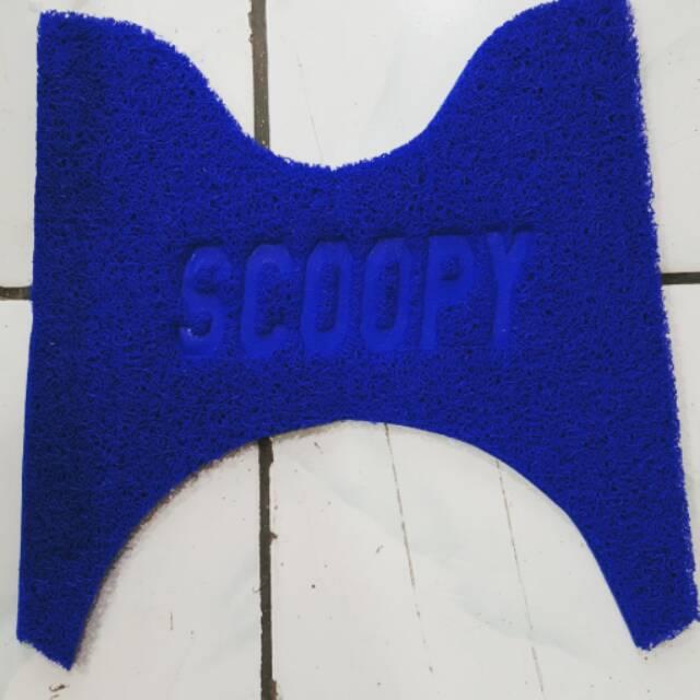 Karpet Motor Scoopy - Karpet Serabut Scoopy - Hitam