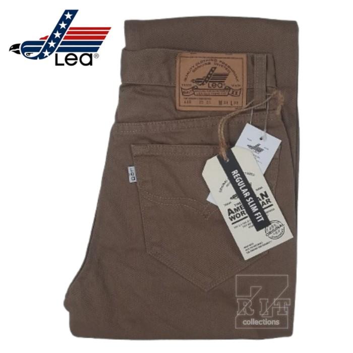 Lea Jeans Bottom Twill 605 73 01 18 Model Reguler Slim Terbaru