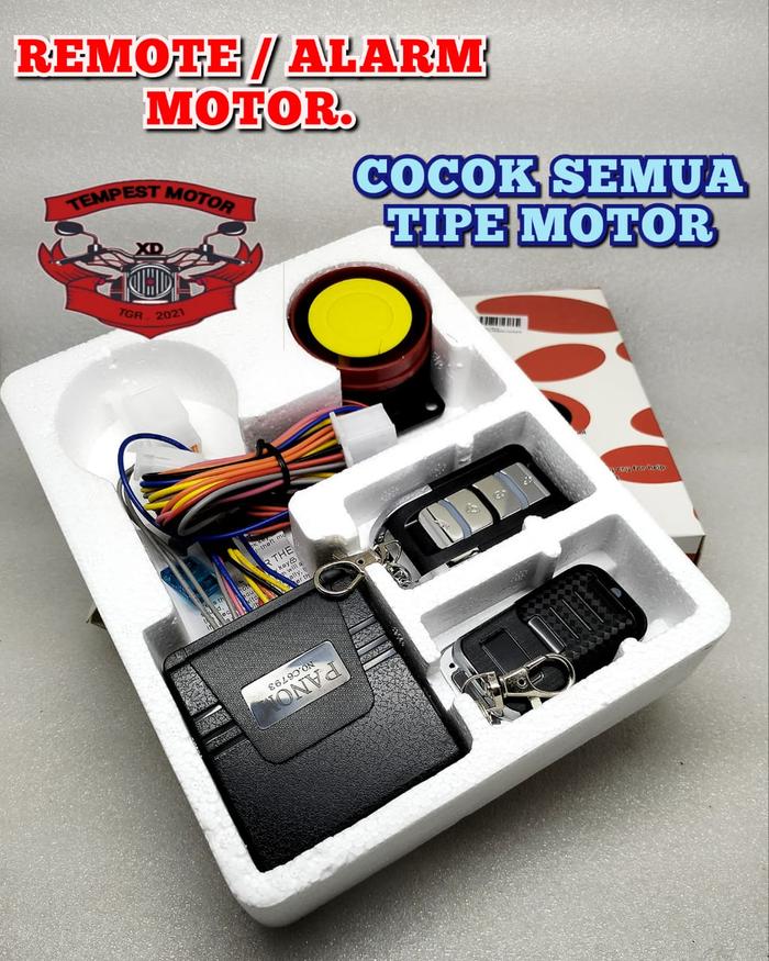 ALARM REMOTE MOTOR KONTAK REMOT ALARM PENGAMAN PENCURI MOTOR REMOTE PANOM KONCI