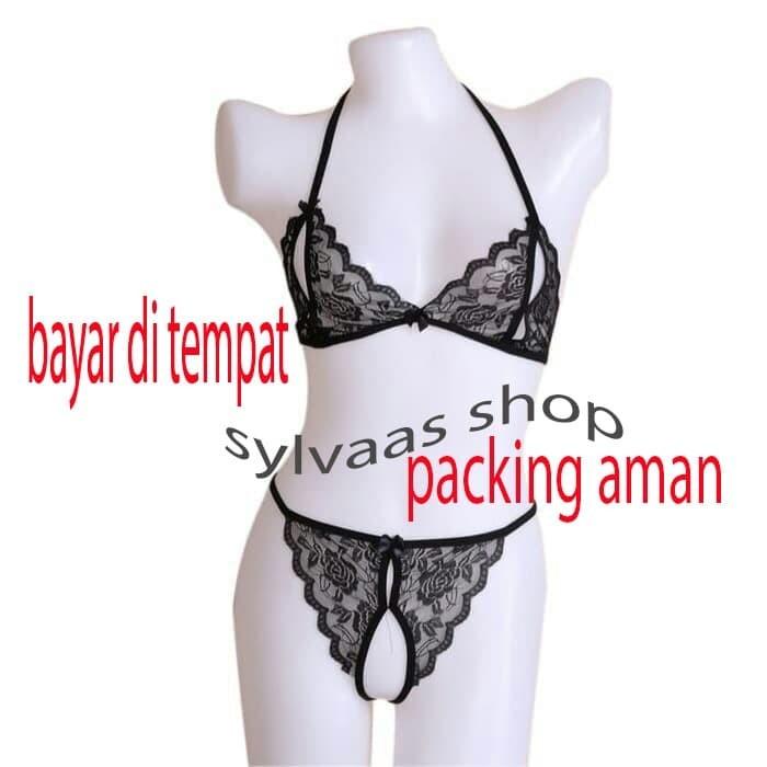 Bra Set G String Lingerie Sexy Lace. Bikini 2 In 1 Bra Plus G String