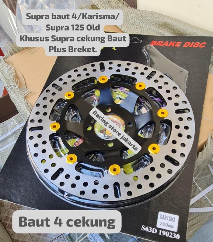 Disc Brake 300 mm Model Ducati Panigale PSM KTC Piringan Cakram Depan Variasi Motor Kharisma Karisma