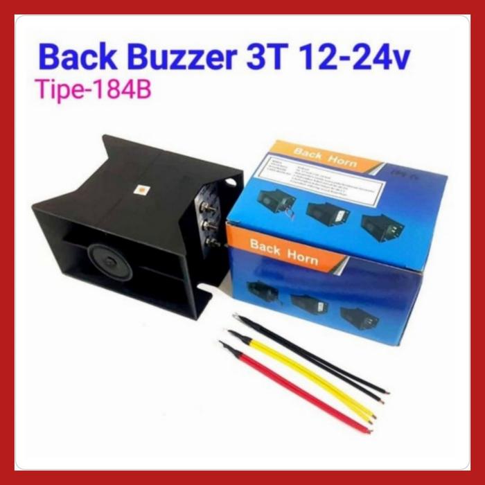 Back Buzzer / Alarm Mundur 3 Suara 12V & 24V