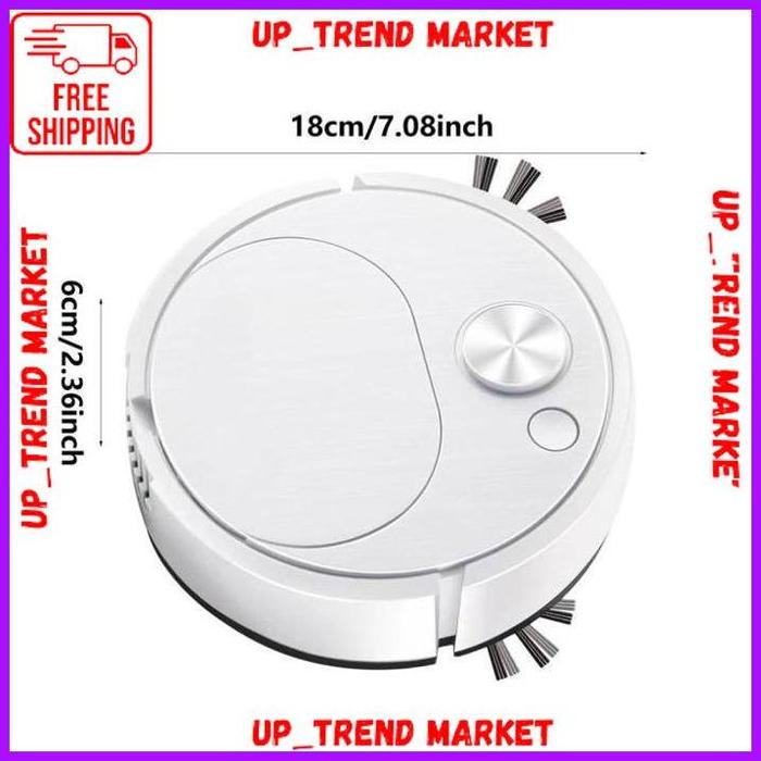 8018 Sweepin Robot Pembersih Lantai Robot Vacuum Pel Sapu Lantai Otomatis Alat Penyedot Debu Kualita
