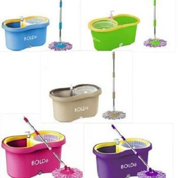 Alat pel BOLDE super mop wheels series solana alat pel beroda ada pengering stainless steel praktis