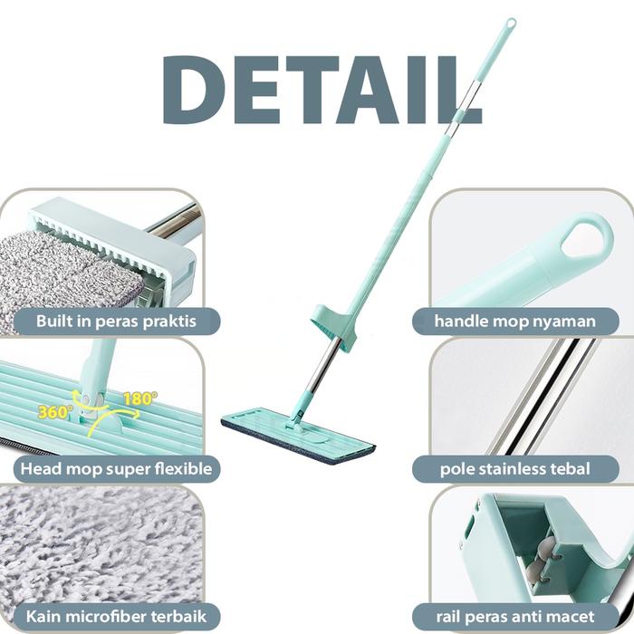 AG - ALAT PEL TARIK DORONG | ALAT PEL LANTAI OTOMATIS | ULTRA MOP CLEANZE | ALAT PEL TANPA PERAS