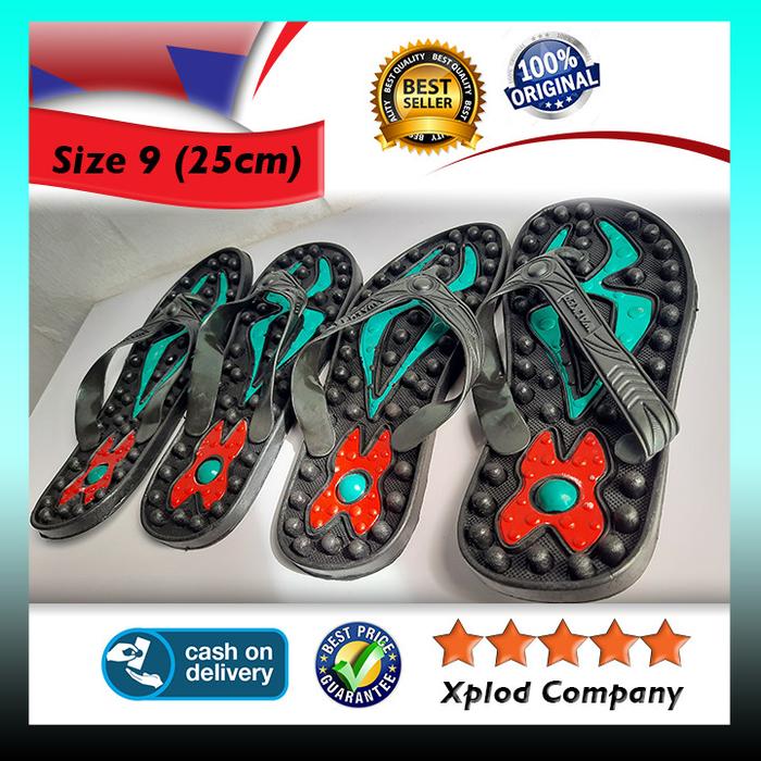 All Varian Sandal Kesehatan Skyway Spider Refleksi Terapi Ukuran 38 - 43 Sendal Jepit Hitam