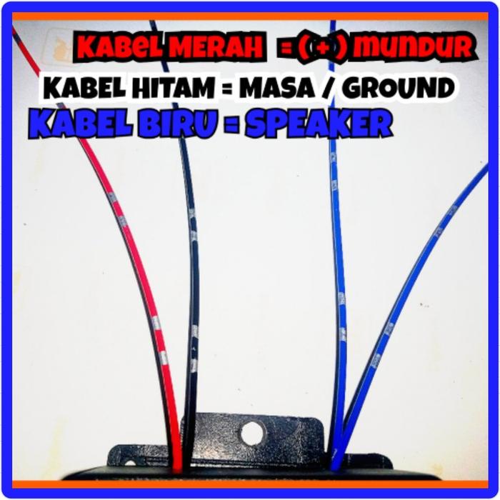 klakson alarm mundur MP3 alaram awas awas atret musik mobil 12/24 VOLT