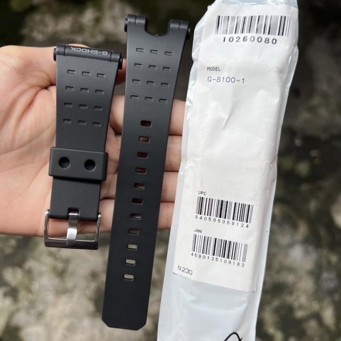 Strap Tali Jam Tangan Casio G-Shock Original G-8100 1A Band G 8100