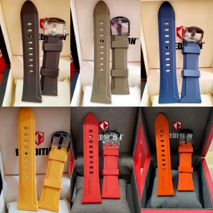 Strap Rubber Tali Karet Jam Tangan Expedition Original. Ukuran 24Mm 26Mm 24 Mm 26 Mm