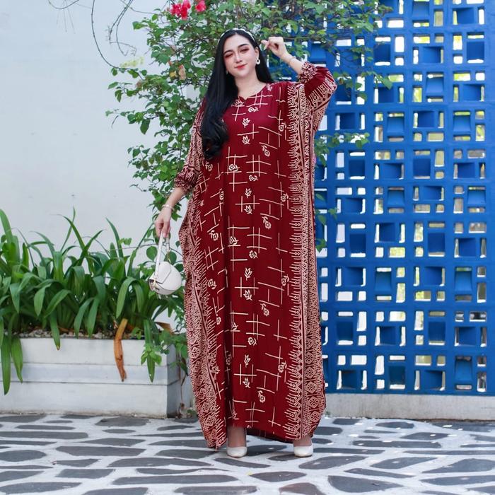 (BARU) KAFTAN BATIK KAFTAN GAMIS JUMBO - KAFTAN RAYON - GAMIS RENDA SULTAN VIRAL RAYON PREMIUM