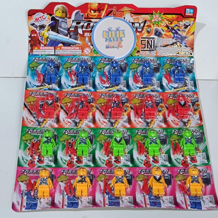 20 pcs ninja mtc mc 208 roboman super ninja