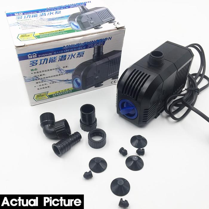 Ready Stock 7W/25W Ultra-Quiet Submersible Water Water Pump Elektris Air Mesin Pompa Blower Kolam Ik
