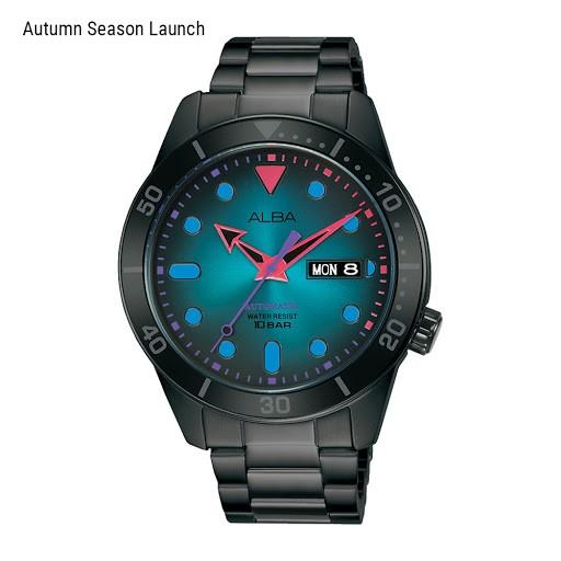 Alba Men Automatic Al4175X1 Al4175 Tokyo Neon Jam Pria Terbaru