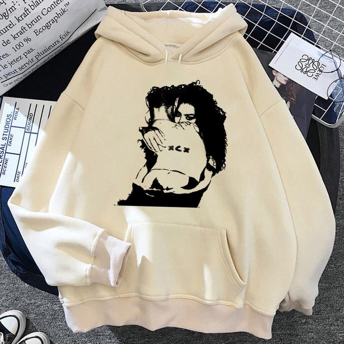 Charli Xcx hoodie Japanese modern style casual wear graphic patterned women sweatshirts tracksuits Y