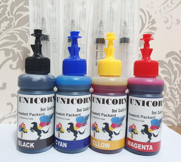 Paket Tinta Refill Hp 2135, 2132, 2776, 2336, 2335,1112, 1115, 2050, 1050,1515, 1510, 2545 Unicorn I