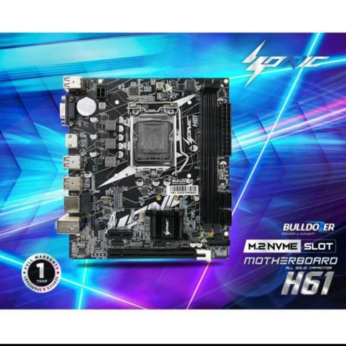 Paket PC Rakitan Processor Intel Core i3 3240 LGA 1155 H61 NVME RAM 4GB/8GB