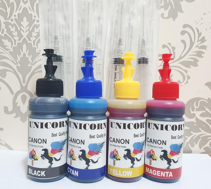 Paket Tinta Canon Refill IP2770 IP2870 IP1980 MP258 MP237 MP287 E410 E510 Unicorn Ink