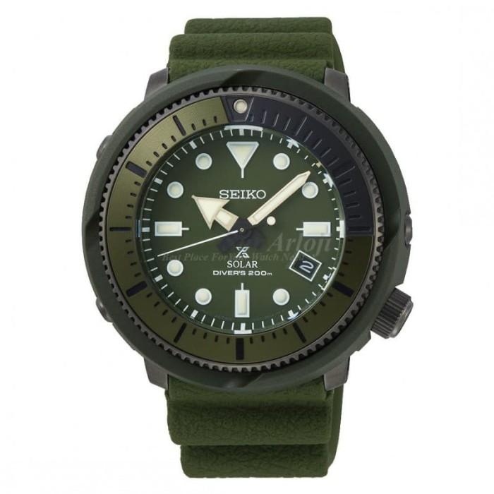 Seiko Prospex Tuna Street Series Sne535P1 Solar Divers Green Sne535 Terbaru