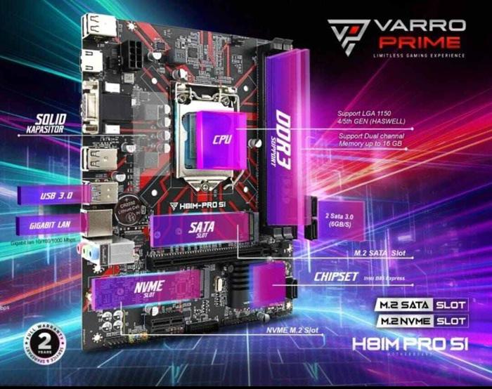 Paket Rakitan PC Processor Intel Core i7 Gen 4 LGA 1150 DDR3 NVME