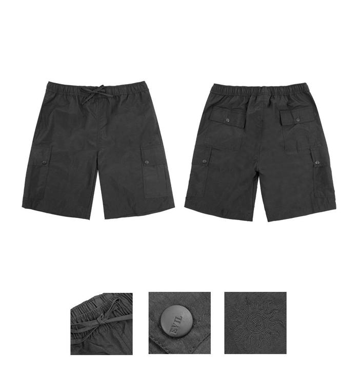 CELANA PENDEK HITAM PRIA BOARDSHORT EVIL ARMY | HOLLOW A25 BLACK