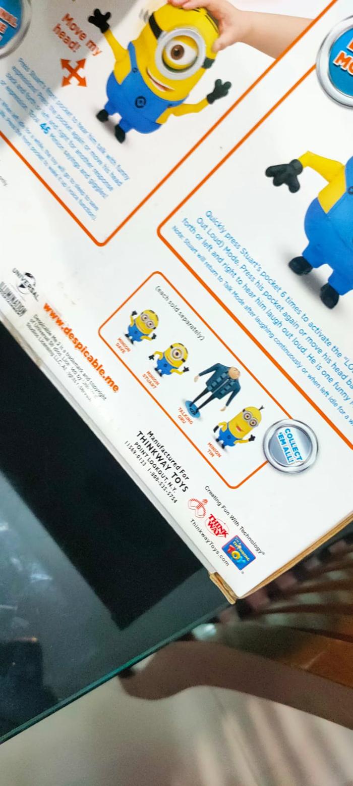 Action Figure Despicable Me Minion Stuart Think Way MURAH BANGET