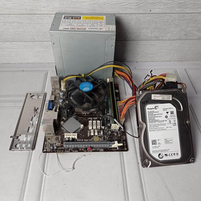 PC tanpa casing core i3 gen 2/3 ram 4gb hardisk 500gb siap pakai