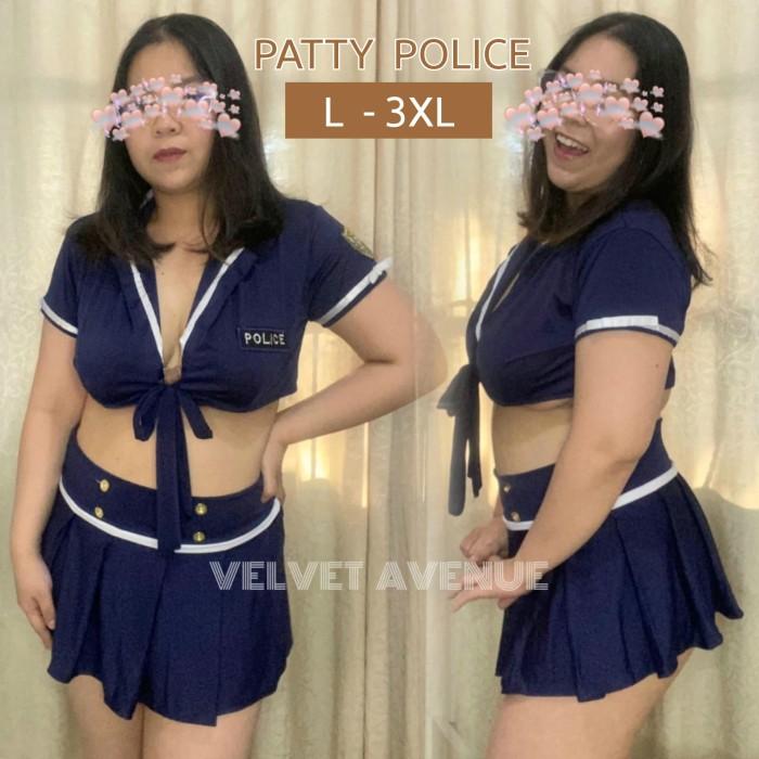 Lingeri Wanita Polisi Lingerie Set Kostum Cosplay Police Reguler Jumbo Terbaru
