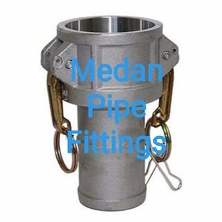 CAMLOCK ALUMINIUM TYPE C-300 3" TIPE C300 INCH COUPLING FITTING HOSE CAM LOCK GROOVE QUICK JOINT