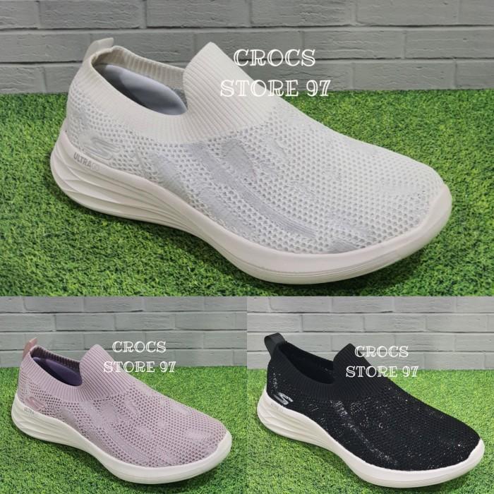 Skechers / Sepatu Wanita / Sepatu Skechers Gowalk You Wave Slip On Terbaru