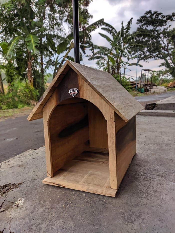 Rumah Kucing kayu Rumah Anjing Burung Ukuran Besar
