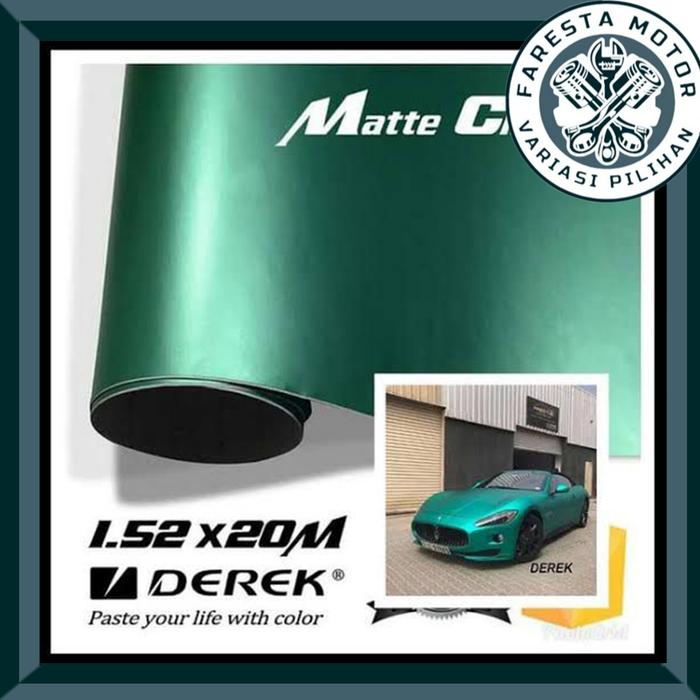 Stiker Skolet Satin Metalic dop Sticker Motor Skotlet Derek 50CM Bahan Lentur Tebal